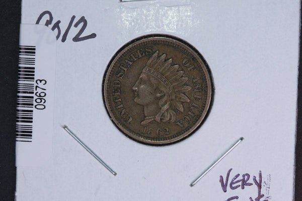 1862 Indian Head Small Cent.  Affordable Collectible Coin. Store # 09673