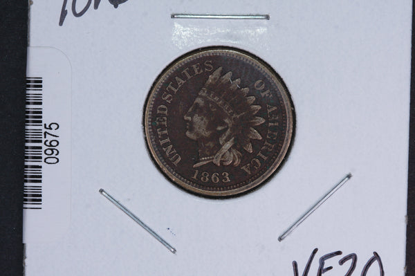 1863 Indian Head Small Cent.  Affordable Collectible Coin. Store # 09675