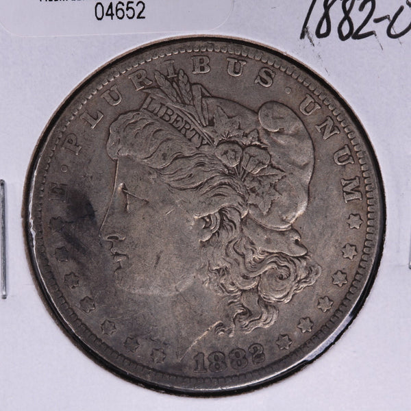 1882-O Morgan Silver Dollar, Very Fine Circulated condition.  Coin Store #04652