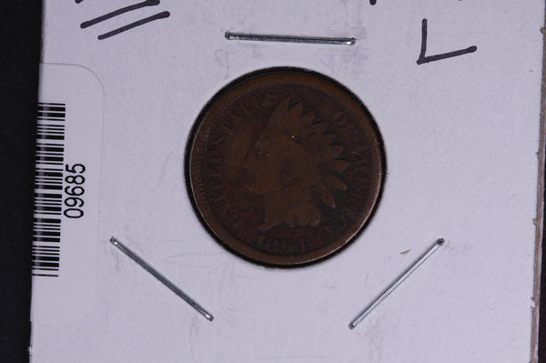 1864 Indian Head Small Cent, With "L".  Affordable Collectible Coin. Store # 09685