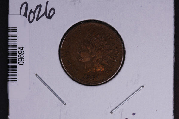 1864 Indian Head Small Cent, With "L".  Affordable Collectible Coin. Store # 09694