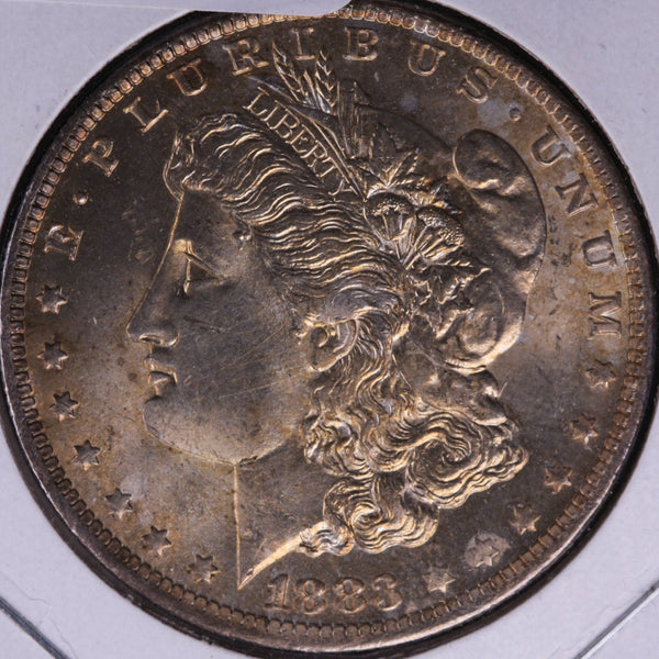 1883-O Morgan Silver Dollar, Mint State Uncirculated Coin, Store #DR0267