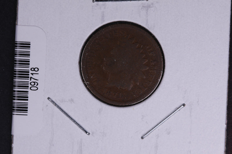 1871 Indian Head Small Cent.  Affordable Collectible Coin. Store