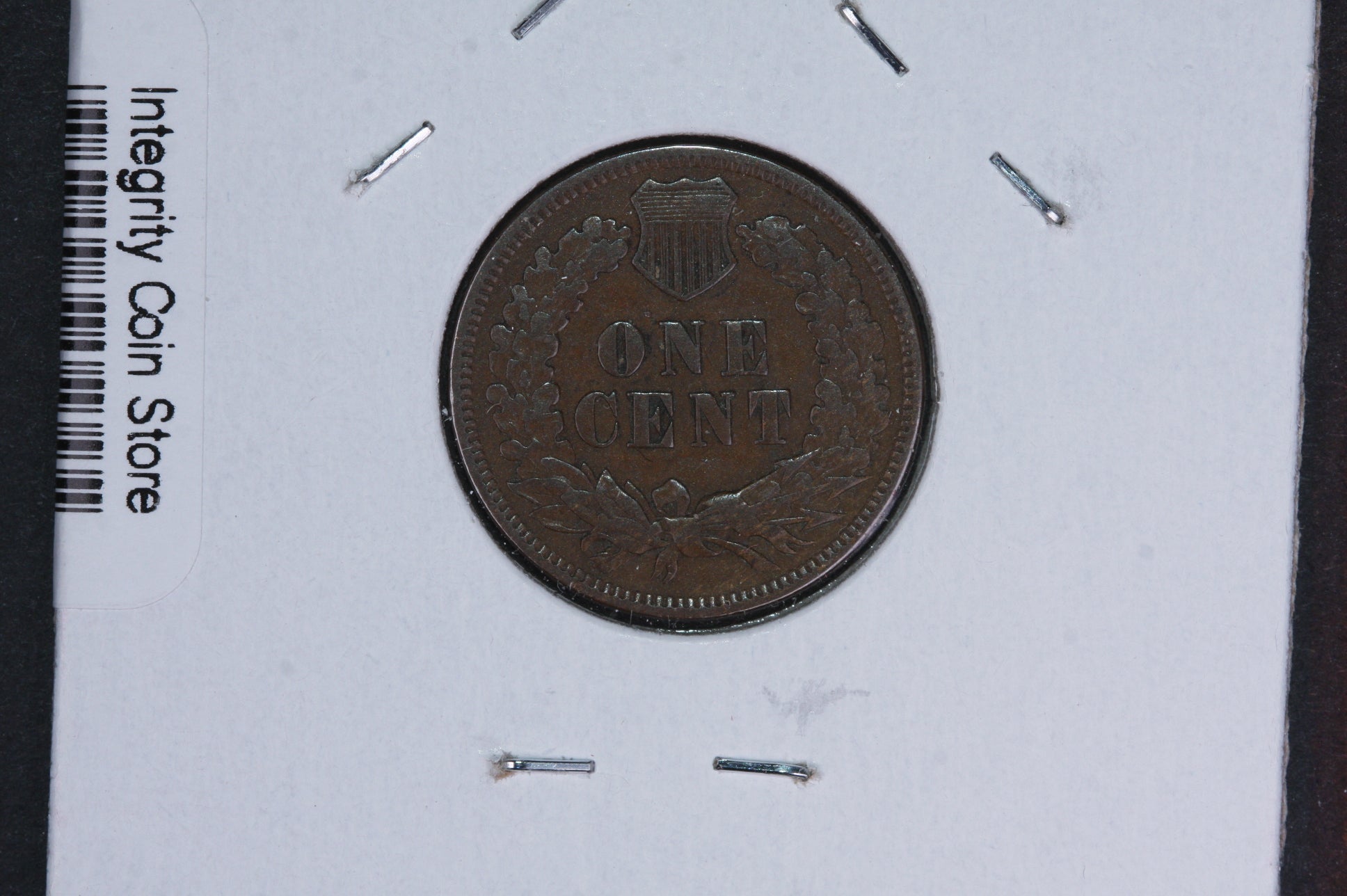 1873 Indian Head Small Cent, Open 3. Affordable Collectible Coin. Store # 09721