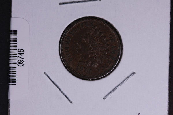 1878 Indian Head Small Cent.  Affordable Collectible Coin. Store # 09746
