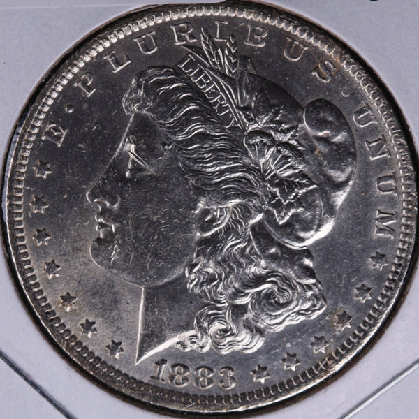 1883-O Morgan Silver Dollar, Mint State Uncirculated Coin, Store #DR0270