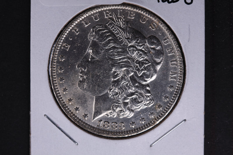1883-O Morgan Silver Dollar, Un-Circulated condition, previously cleaned. Store
