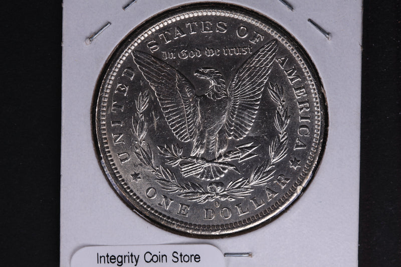 1883-O Morgan Silver Dollar, Un-Circulated condition, previously cleaned. Store