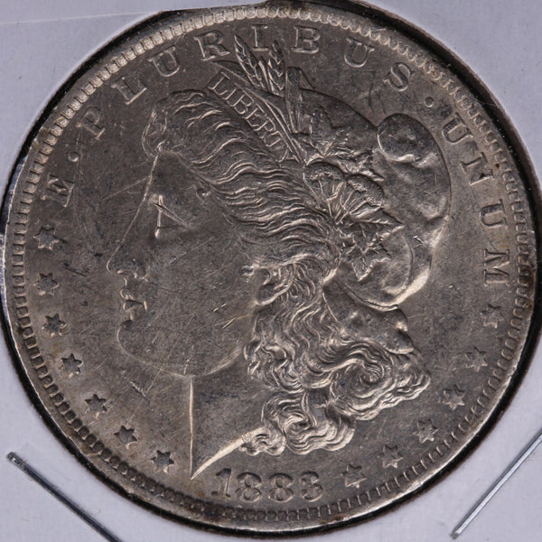 1883-O Morgan Silver Dollar, About Uncirculated Coin, Store #DR0271