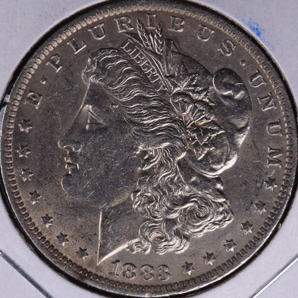 1883-O Morgan Silver Dollar, About Uncirculated Coin, Store #DR0272