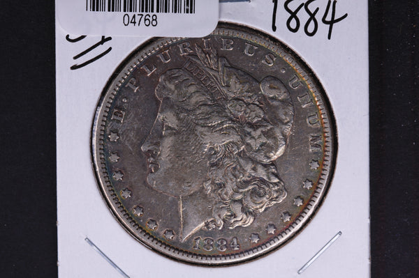 1884 Morgan Silver Dollar, Very Fine Circulated condition. Coin Store #04768