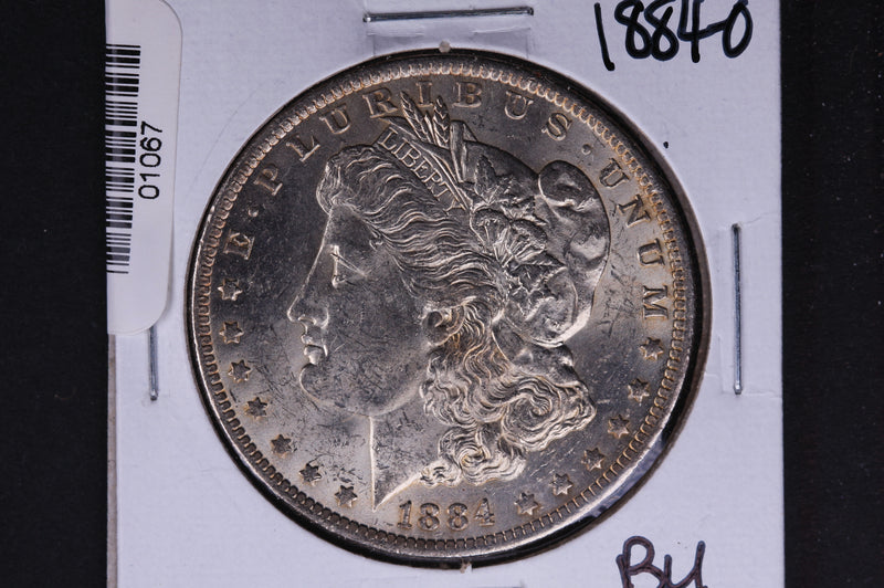 1884-O Morgan Silver Dollar, Brilliant Un-Circulated condition. Coin Store