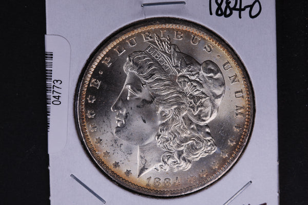 1884-O Morgan Silver Dollar, GEM Uncirculated condition. Coin Store #04773