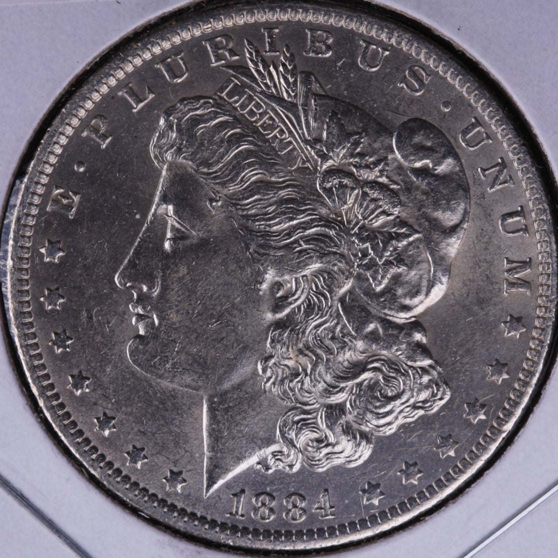 1884-O Morgan Dollar, Mint State Uncirculated Coin, Store #DR0290
