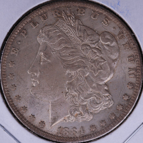 1884-O Morgan Silver Dollar, Mint State Uncirculated Coin, Store #DR0292