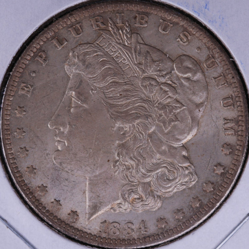 1884-O Morgan Silver Dollar, Mint State Uncirculated Coin, Store