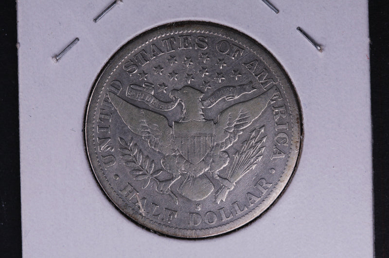 1892-S Barber Half Dollar. Average Circulated Coin. View all photos.