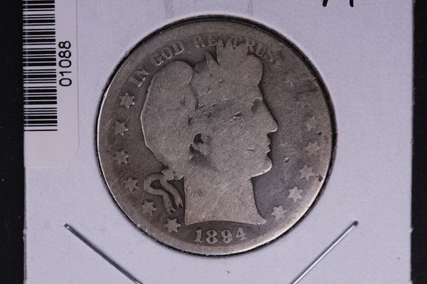 1894 Barber Half Dollar. Average Circulated Coin. View all photos. #01088