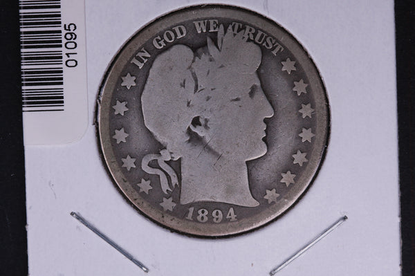 1894-O Barber Half Dollar. Average Circulated Coin. View all photos. #01095