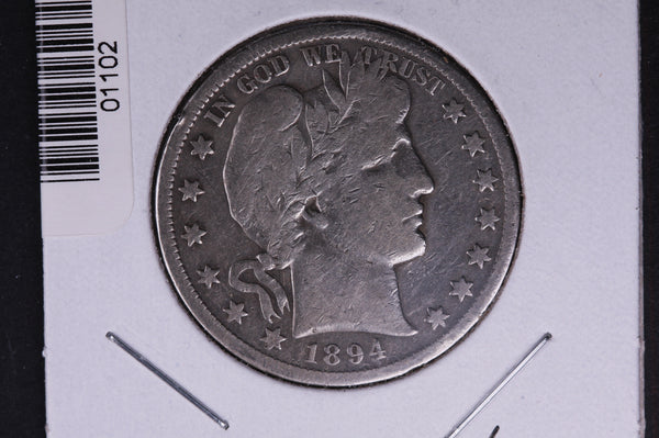 1894-S Barber Half Dollar. Average Circulated Coin. View all photos. #01102