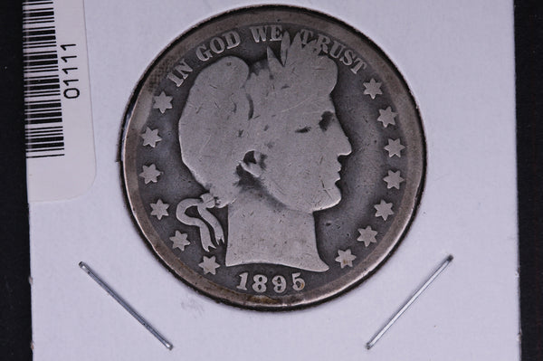 1895-O Barber Half Dollar. Average Circulated Coin. View all photos. #01111