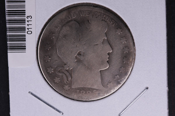 1895-O Barber Half Dollar. Average Circulated Coin. View all photos. #01113