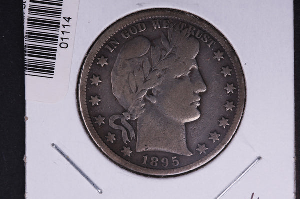 1895-O Barber Half Dollar. Average Circulated Coin. View all photos. #01114