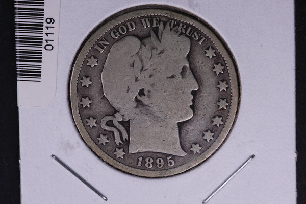 1895-S Barber Half Dollar. Average Circulated Coin. View all photos. #01119