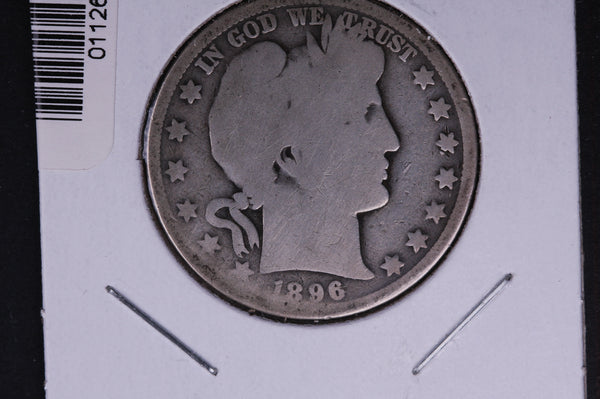 1896-O Barber Half Dollar. Average Circulated Coin. View all photos. #01126