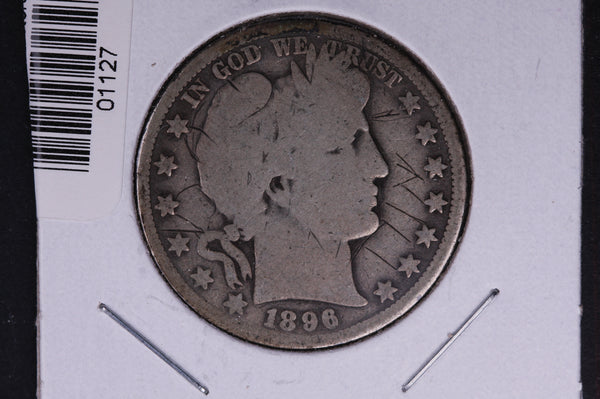1896-O Barber Half Dollar. Average Circulated Coin. View all photos. #01127