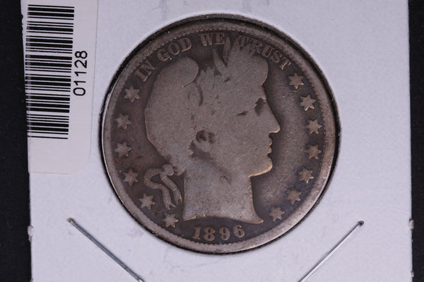 1896-O Barber Half Dollar. Average Circulated Coin. View all photos. #01128