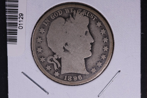 1896-O Barber Half Dollar. Average Circulated Coin. View all photos. #01129