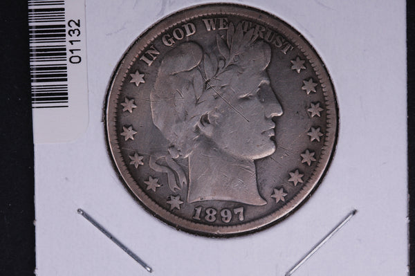1897 Barber Half Dollar. Average Circulated Coin. View all photos. #01132