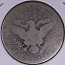 1898 Barber Half Dollar, Abt Good Circulated Coin, Store