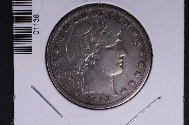 1897 Barber Half Dollar. Average Circulated Coin. View all photos.
