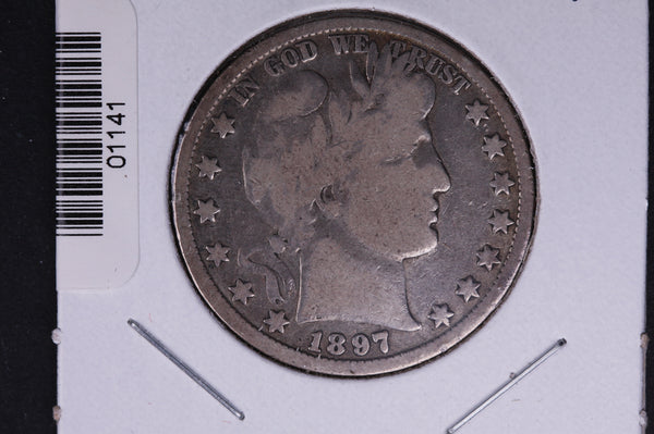 1897 Barber Half Dollar. Average Circulated Coin. View all photos. #HR207