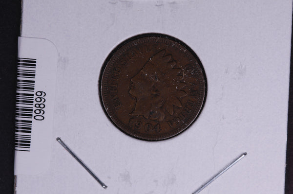 1904 Indian Head Small Cent.  Affordable Collectible Coin. Store # 09899
