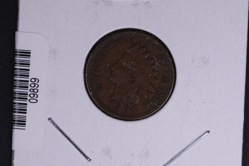 1904 Indian Head Small Cent.  Affordable Collectible Coin. Store