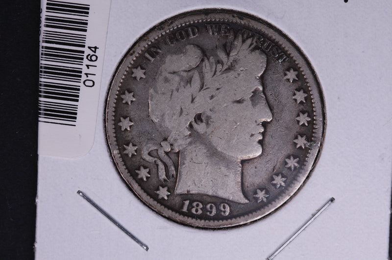 1899 Barber Half Dollar. Average Circulated Coin. View all photos.
