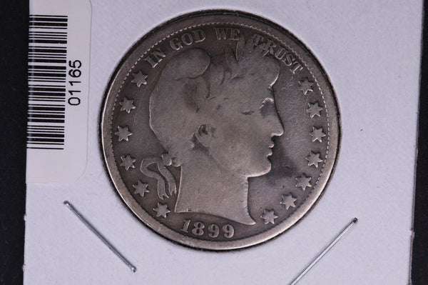 1899 Barber Half Dollar. Average Circulated Coin. View all photos. #01165