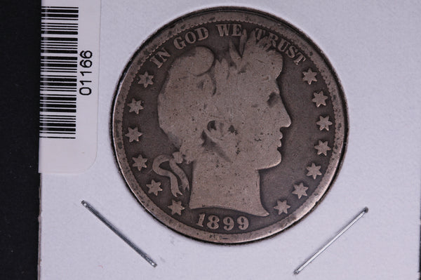 1899 Barber Half Dollar. Average Circulated Coin. View all photos. #01166