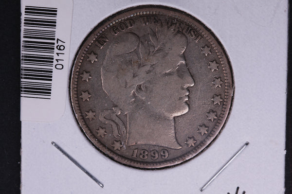 1899 Barber Half Dollar. Average Circulated Coin. View all photos. #HR234