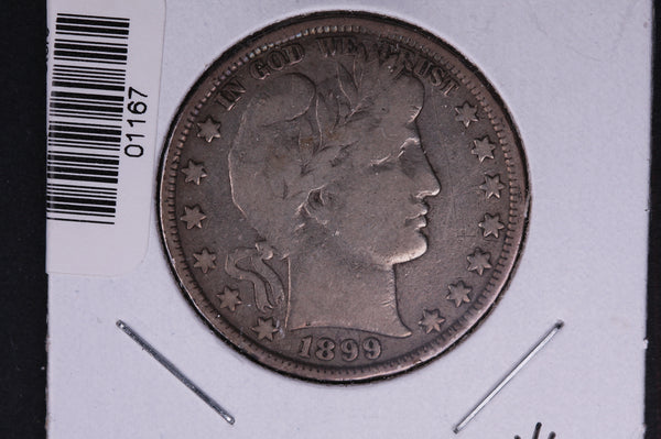 1899 Barber Half Dollar. Average Circulated Coin. View all photos. #01167