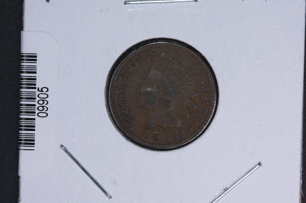 1904 Indian Head Small Cent.  Affordable Collectible Coin. Store # 09905
