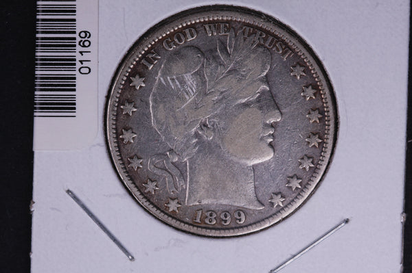 1899 Barber Half Dollar. Average Circulated Coin. View all photos. #01169