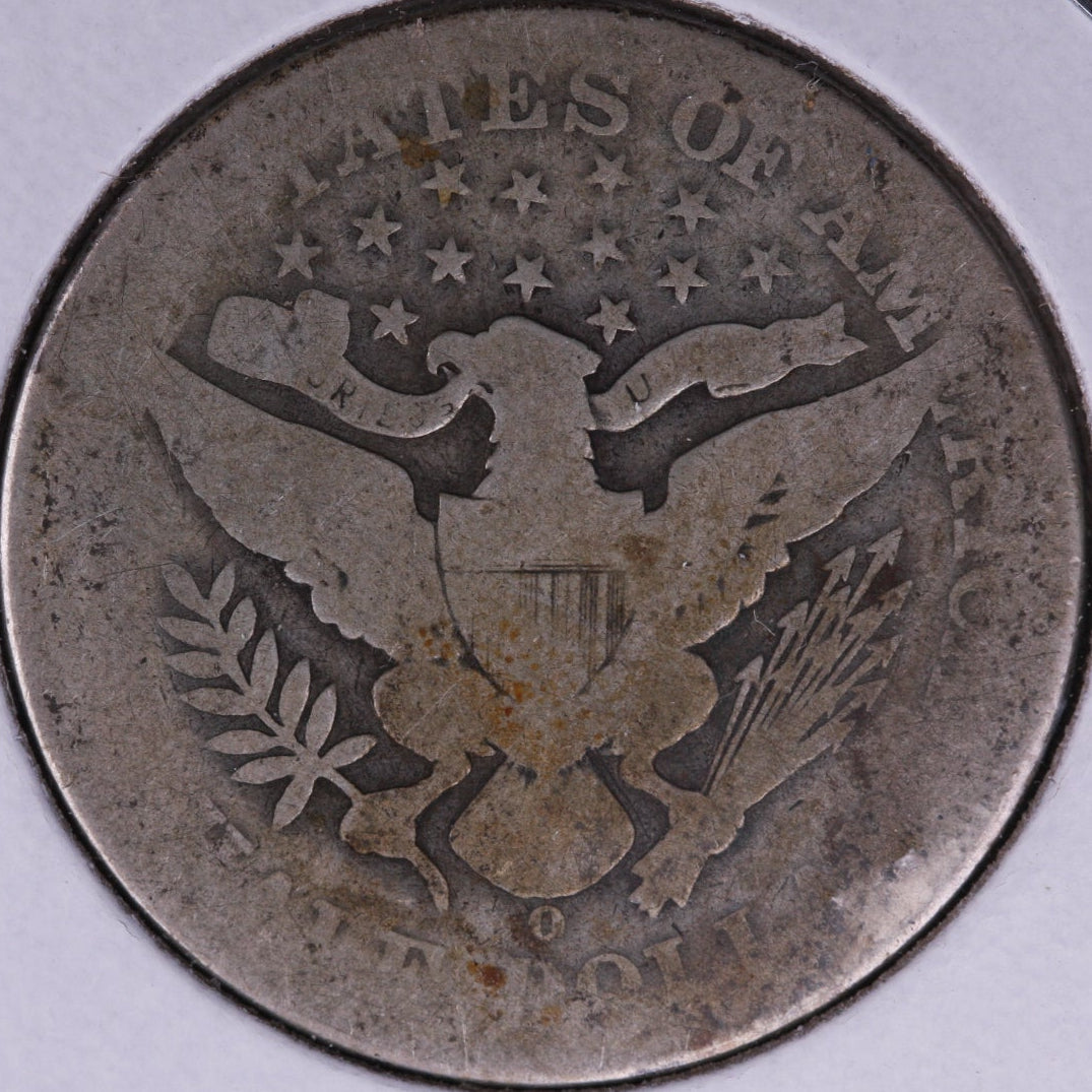 1899-O Barber Half Dollar, Good Circulated Coin, Store #HR241