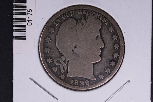 1899-O Barber Half Dollar. Average Circulated Coin. View all photos. #01175