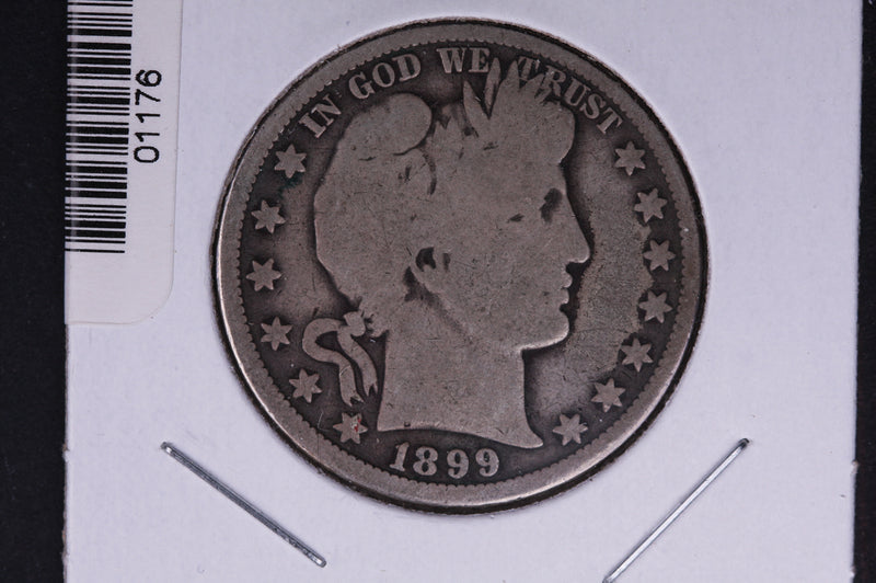 1899-O Barber Half Dollar. Average Circulated Coin. View all photos.