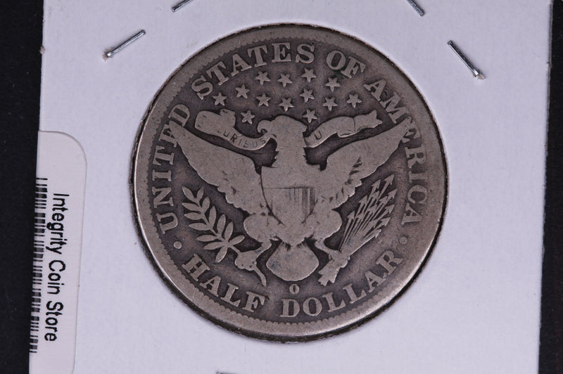 1899-O Barber Half Dollar. Average Circulated Coin. View all photos.