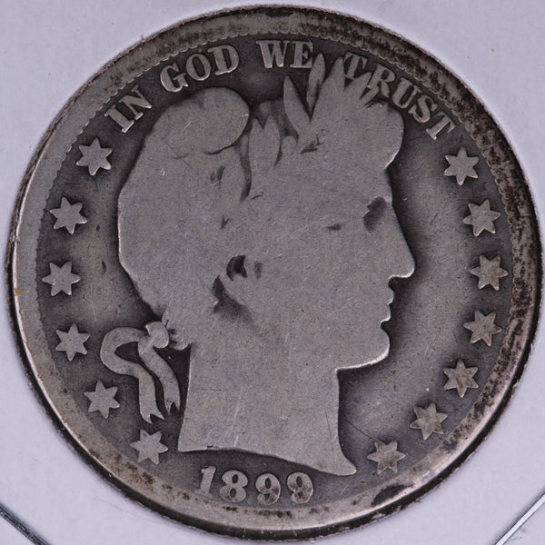 1899-O Barber Half Dollar, Good Circulated Coin, Store #HR240